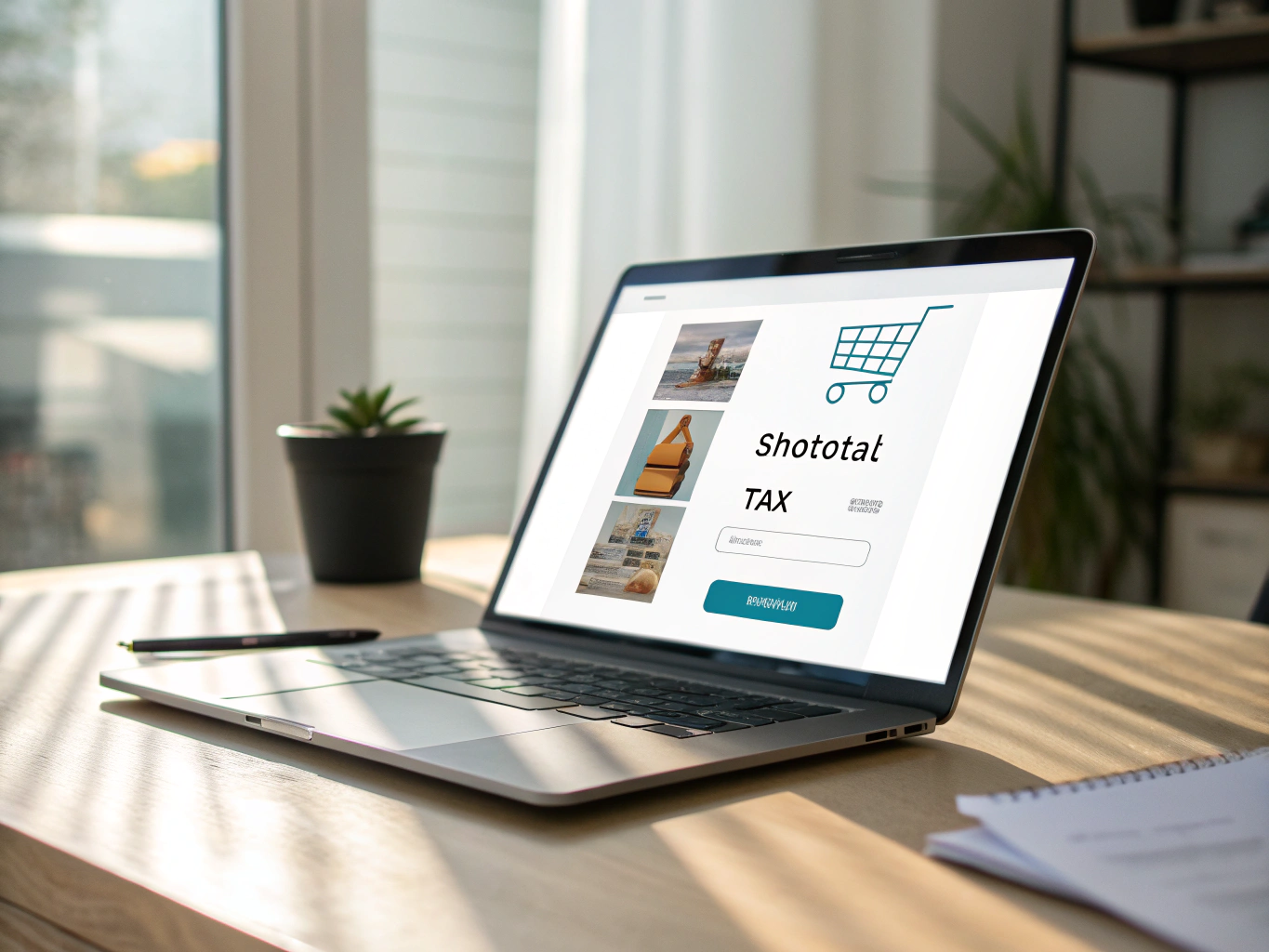 Shopping cart summary view with premium items